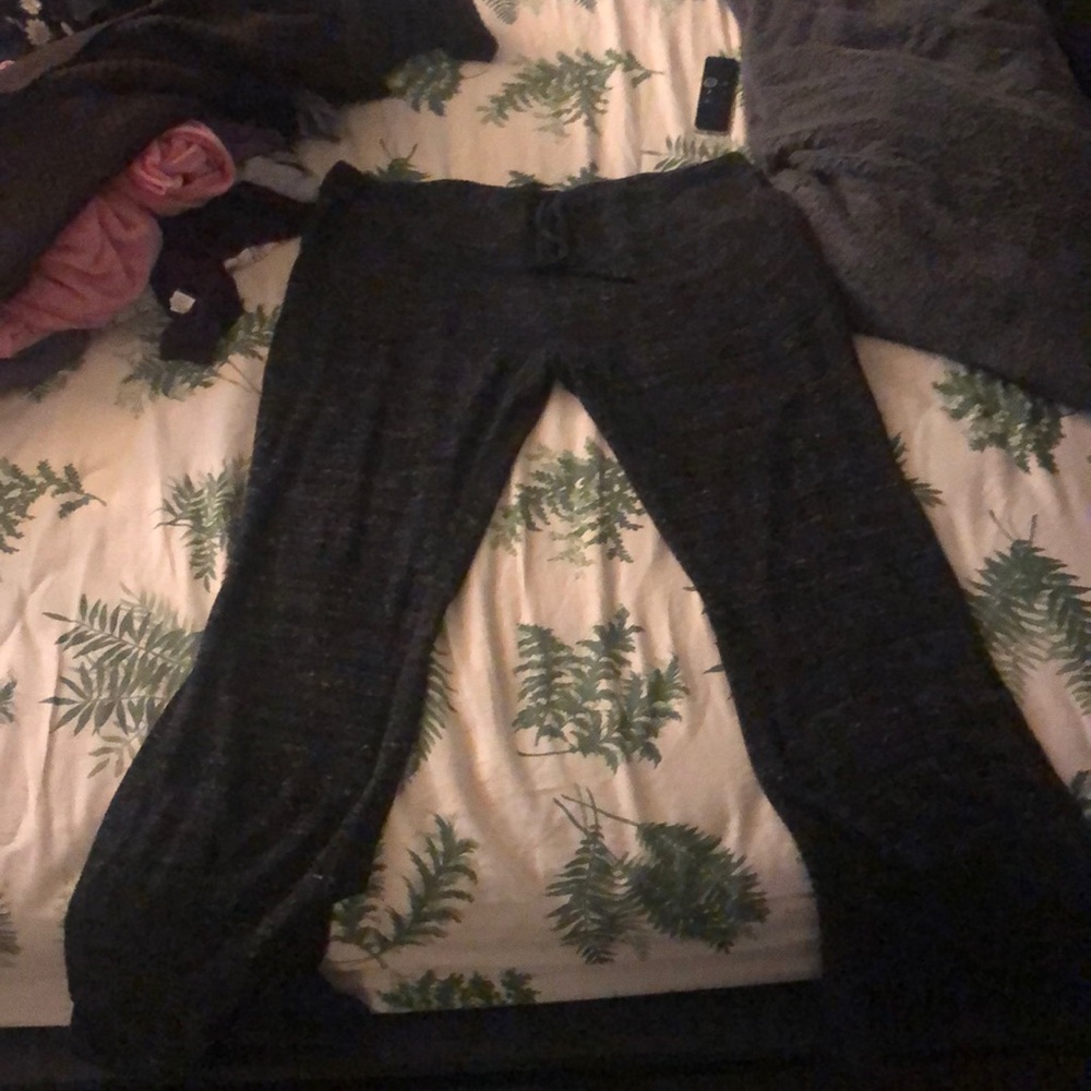 Charcoal yoga sweats